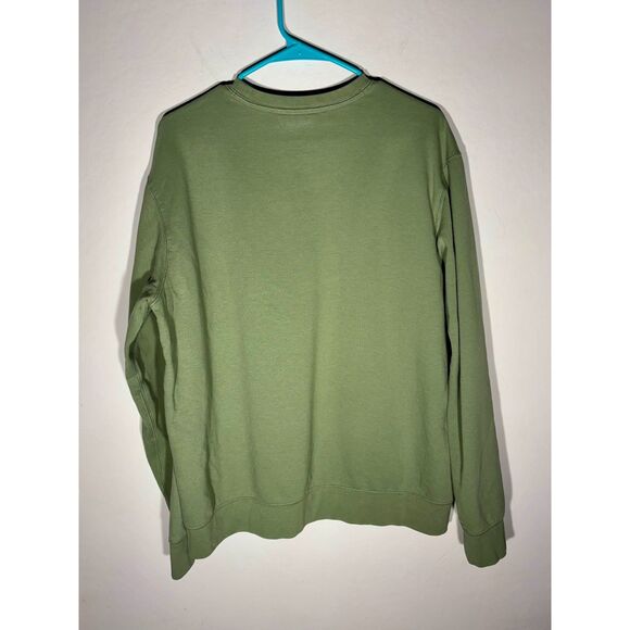 Eddie Bauer Men’s Crewneck Sweatshirt Size M Sage Green Pullover Casual Outdoor - Picture 5 of 5
